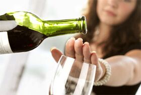 Alkohol Ablehnung