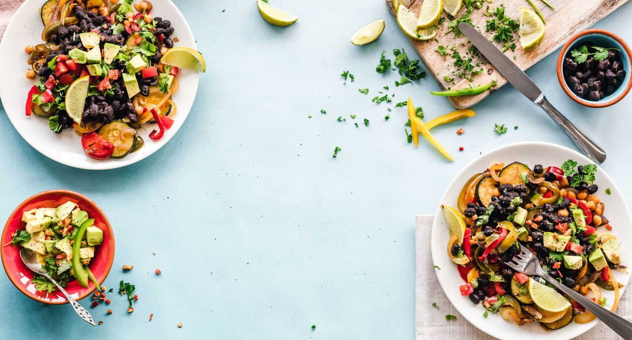 Gesundes Essen zum Abnehmen.