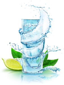 Wasser, um Giftstoffe aus dem Körper zu entfernen. 